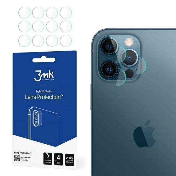 Kaamera kaitseklaas 3MK FlexibleGlass Lens, telefonile Apple iPhone 12 Pro hind ja info | Ekraani kaitseklaasid ja kaitsekiled | hansapost.ee