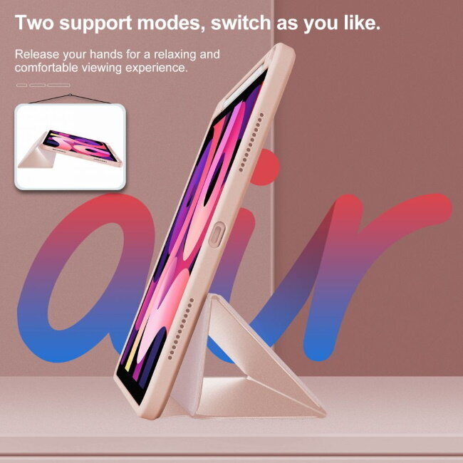 Apple iPad Air 4 10.9 (2020) ümbris - Pink цена и информация | Tahvelarvuti ümbrised ja kaaned | hansapost.ee