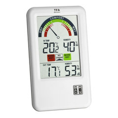 Беспроводной термогигрометр с рекомендацией по вентиляции BEL-AIR TFA 30.3045.IT цена и информация |  Метеорологические станции, термометры | hansapost.ee