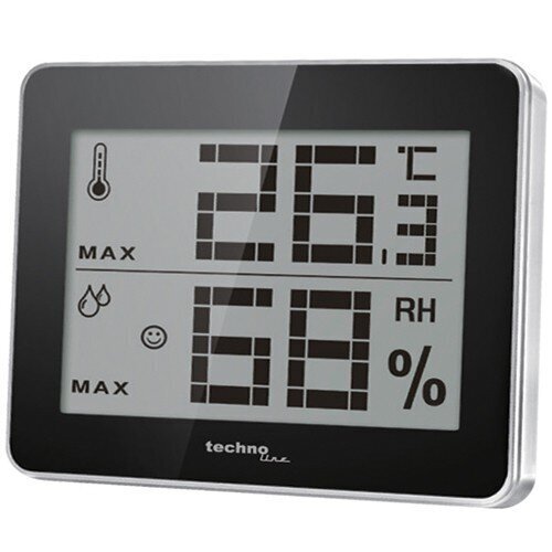 Technoline WS 9450 digital weather station Black, Silver Battery цена и информация |  Termomeetrid ja niiskuse mõõtjad | hansapost.ee