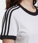 Särk naistele Adidas 3 Stripes Tee W ED7483, valge цена и информация | T-särgid naistele | hansapost.ee