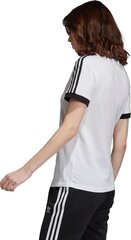 Футболка женская Adidas 3 Stripes Tee W ED7483, белый цена и информация | Женские футболки | hansapost.ee