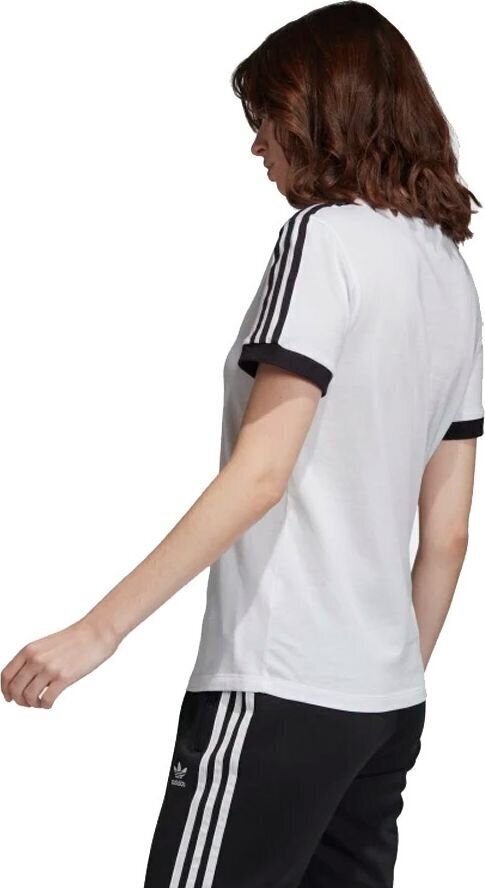 Särk naistele Adidas 3 Stripes Tee W ED7483, valge цена и информация | T-särgid naistele | hansapost.ee