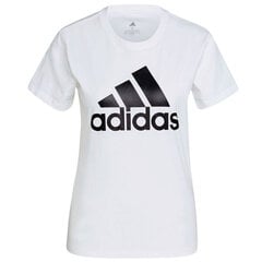 Naiste T-särk Adidas Essentials Regular W GL0649, valge hind ja info | T-särgid naistele | hansapost.ee