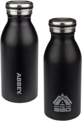 Бутылка для воды Abbey Victoria, 350 мл, черная цена и информация | Фляги для воды | hansapost.ee