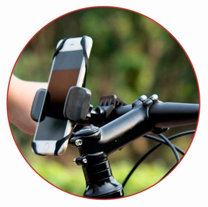 Telefoni hoidja Swissten S-Grip BCCL1, jalgrattale, sobib 3,5-6,5'' telefonile, must цена и информация | Telefonihoidjad | hansapost.ee
