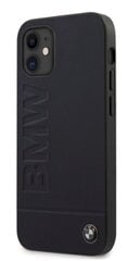 Чехол Hot Stamp BMW BMHCP12SSLLNA для Apple iPhone 12 Mini, черный цена и информация | Чехлы для телефонов | hansapost.ee