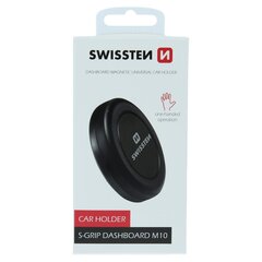 Универсальный держатель с магнитом для устройств Swissten S-Grip M10, черный цена и информация | Держатели для телефонов | hansapost.ee