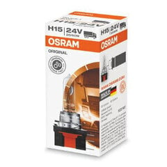 Автомобильная лампа Osram 64177 H15 24V 20/60W цена и информация | Автомобильные лампочки | hansapost.ee