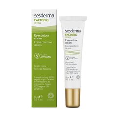 Noorendav silmaümbruskreem Sesderma Factor G Renew Eye Contour Cream, 15ml hind ja info | Silmakreemid ja seerumid | hansapost.ee