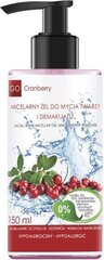 Mitsellaargeel näopuhastusvahend - meigieemaldaja GoCranberry, 150 ml цена и информация | Аппараты для ухода за лицом | hansapost.ee