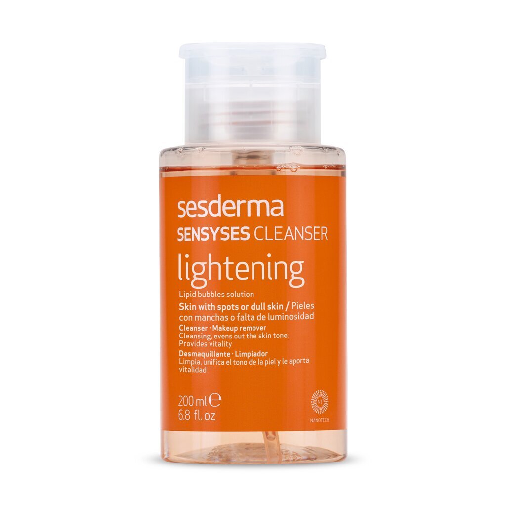 Näopuhastusvesi Sesderma Sensyses Cleanser Lightening, 200 ml цена и информация | Näopuhastusvahendid | hansapost.ee