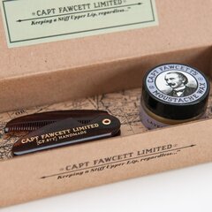Набор Captain Fawcett Sandawlood: бальзам для бороды и расческа цена и информация | Средства для бритья | hansapost.ee