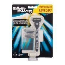 Raseerija + 3 raseerimispead Gillette Mach 3 цена и информация | Средства для бритья и косметика | hansapost.ee