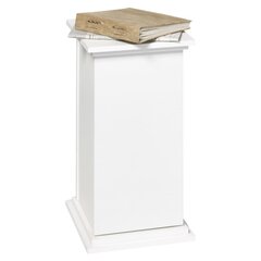 Боковой стол с дверями, 57,4 см, белый цена и информация | Журнальные столики | hansapost.ee