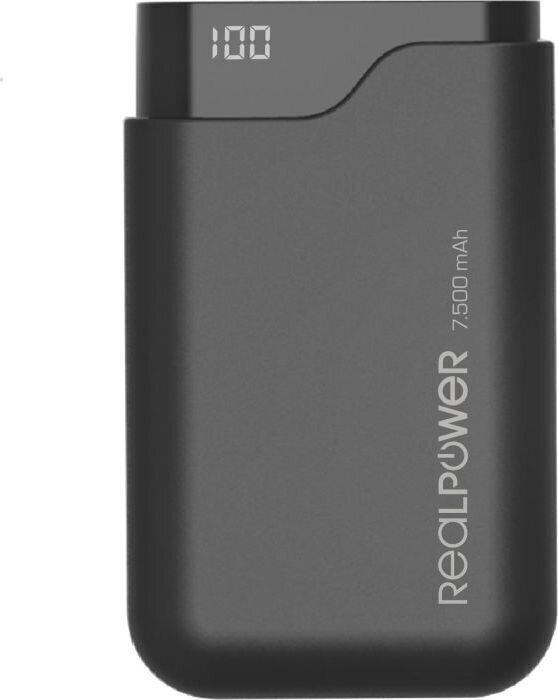 Realpower PB-7500C, 7500 mAh hind ja info | Akupangad | hansapost.ee