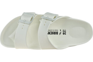 Naiste plätud Birkenstock Arizona W Eva 129443, valge hind ja info | Plätud ja sussid naistele | hansapost.ee