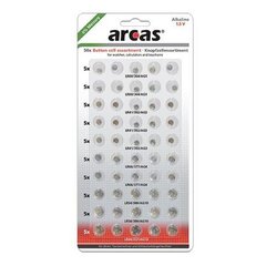 Arcas Alkaline 1.5V patareid, 50 tk hind ja info | Patareid | hansapost.ee