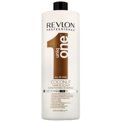 <p>Revlon Uniq One ​​Conditioning Coconut Shampoo — это шампунь для ухода за кожей, который мягко воздействует на волосы и кожу головы. Шампунь подходит для всех типов волос, легко смывается.</p>

<p>Преимущества шампуня:<br />
- Чистые и мягкие волосы, кожа головы.<br />
- Увлажняет кожу головы.<br />
- Придает волосам блеск и объем.</p>
 цена и информация | Шампуни | hansapost.ee