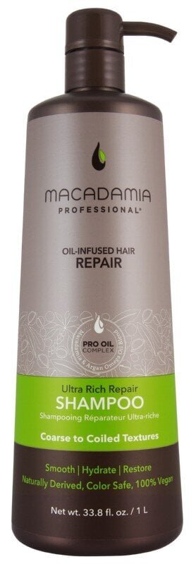 Macadamia Professional süvaniisutav šampoon 1000ml цена и информация | Šampoonid | hansapost.ee