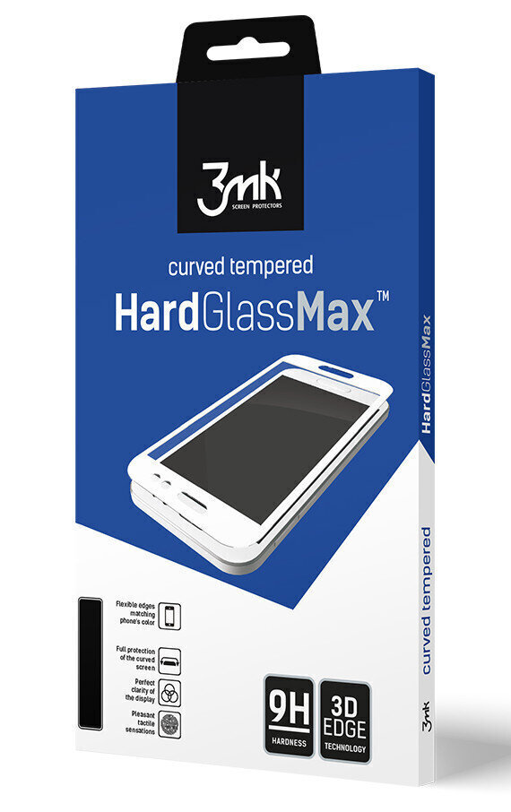 LCD kaitsev karastatud klaas 3MK Hard Glass Max Lite Samsung A526 A52 5G, must hind ja info | Ekraani kaitseklaasid ja kaitsekiled | hansapost.ee