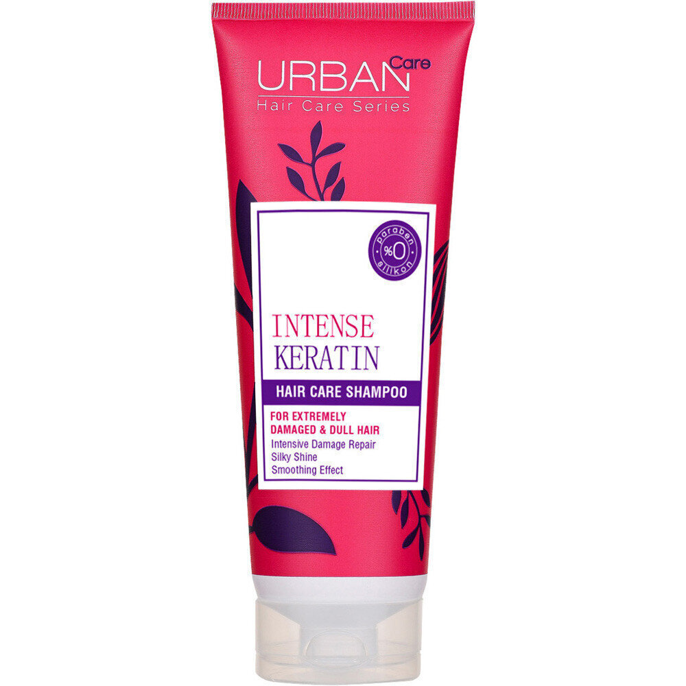 Intense Keratin šampoon UrbanCare Hair Care, 250 ml hind ja info | Šampoonid | hansapost.ee