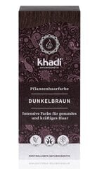 Looduslik juuksevärv Khadi 100 g, tumepruun hind ja info | Juuksevärvid | hansapost.ee