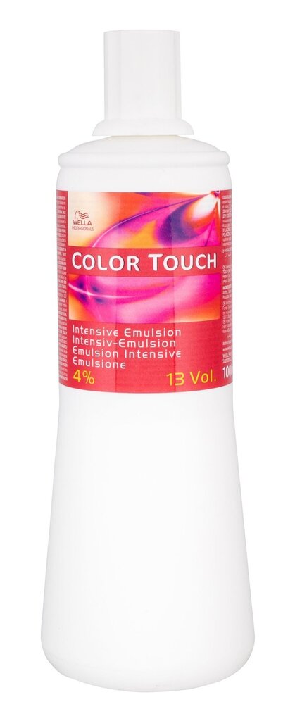Oksüdeeriv emulsioon Wella Color Touch 4%, 1000 ml hind ja info | Juuksevärvid | hansapost.ee