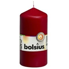 Bolsius sammasküünlad 10 tk 120 x 58 mm veinipunane цена и информация | Свечи, подсвечники | hansapost.ee