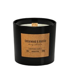 Ароматическая свеча Cedarwood & Vanilla 300 гр. цена и информация | Подсвечники, свечи | hansapost.ee