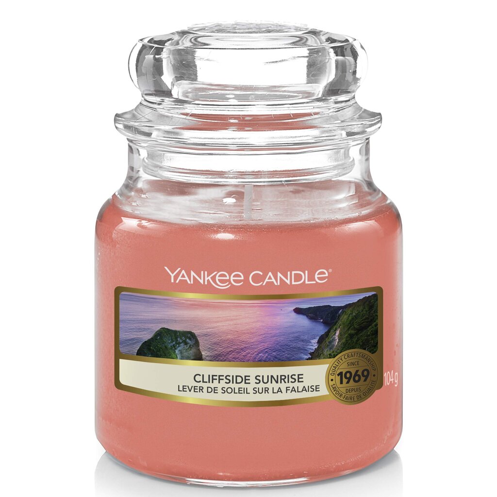 Lõhnaküünal Yankee Candle „Cliffside Sunrise“ 104 g hind ja info | Küünlad, küünlajalad | hansapost.ee