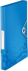 Коробка с резинкой LEITZ WOW, пластиковая, 30 мм, A4, синяя цена и информация | Канцелярские товары | hansapost.ee