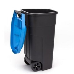 Контейнер для мусора на колесах 110л, черный / синий цена и информация | Curver Товары для сада | hansapost.ee