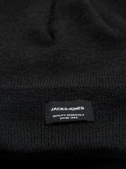 Müts meestele Jack & Jones, must цена и информация | Мужские шарфы, шапки, перчатки | hansapost.ee