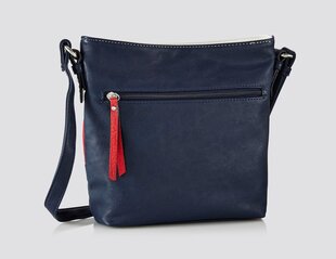 Tom Tailor сумка через плечо Ellen, тёмно синяя - красная цена и информация | Женские сумки | hansapost.ee