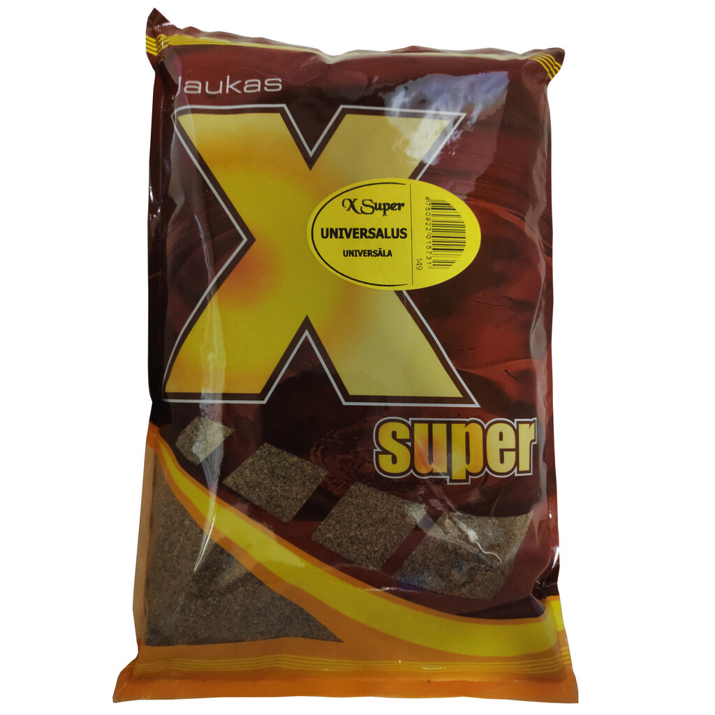 Sööt X Super Universaalne 1 kg, tume hind ja info | Kalasööt | hansapost.ee