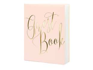 Книга для пожеланий гостей Guest Book, 22 листа, розовая цена и информация | Праздничные декорации | hansapost.ee