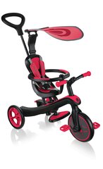 Многофункциональный трехколесный велосипед Globber Trike Explorer 4in1, красный, 632-102 цена и информация | Трехколесные велосипеды | hansapost.ee