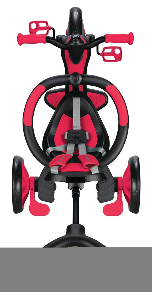 Multifunktsionaalne kolmerattaline jalgratas Globber Trike Explorer 4in1, punane, 632-102 hind ja info | Kolmerattalised jalgrattad lastele | hansapost.ee