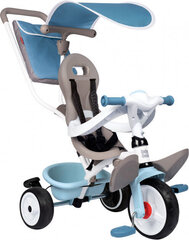 Lükatav kolmerattaline Smoby Baby Balade Plus, sinine hind ja info | Kolmerattalised jalgrattad lastele | hansapost.ee