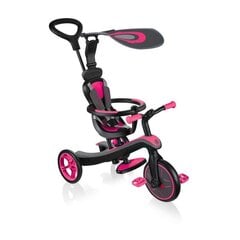 Самокат Globber Trike Explorer 4в1, розовый, 632-110 цена и информация | Трехколесные велосипеды | hansapost.ee