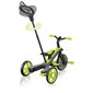 Jooksuratas Globber Explorer Trike Lime Green (4 in 1) цена и информация | Jooksurattad lastele | hansapost.ee