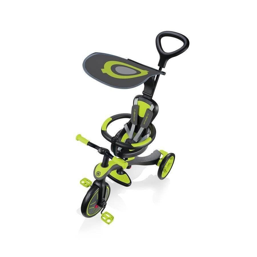 Jooksuratas Globber Explorer Trike Lime Green (4 in 1) цена и информация | Jooksurattad lastele | hansapost.ee