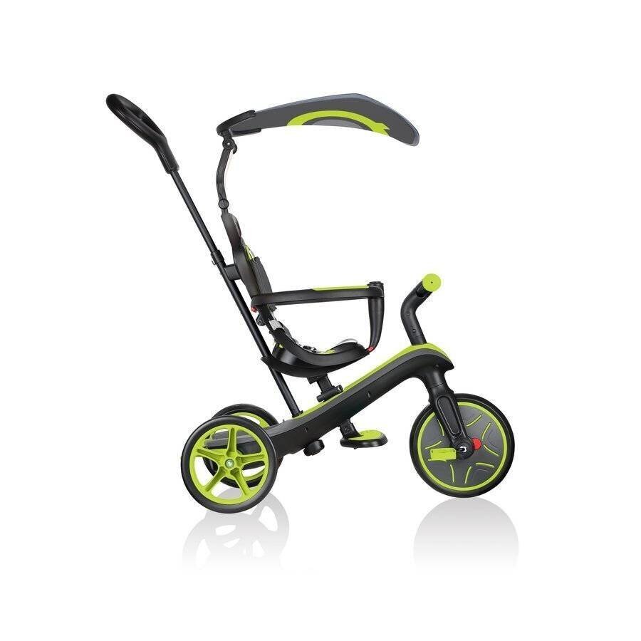 Jooksuratas Globber Explorer Trike Lime Green (4 in 1) цена и информация | Jooksurattad lastele | hansapost.ee