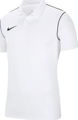 Nike meeste T-särk DRY PARK 20 POLO 100, valge hind ja info | Spordiriided meestele | hansapost.ee
