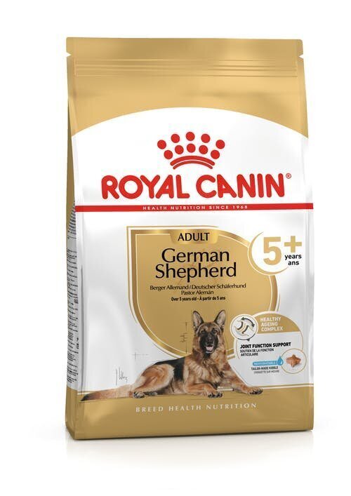 Royal Canin vanemad saksa lambakoerad German Shepherd Adult +5, 12kg цена и информация | Koerte kuivtoit ja krõbinad | hansapost.ee