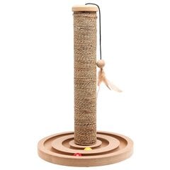 Столб когтеточка FLAMINGO, с игрушкой BRIGITTE 40X30 см цена и информация | Когтеточки | hansapost.ee