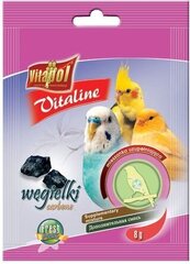 Vitapol Vitaline натуральный уголь для птиц, 8г цена и информация | Корм для птиц | hansapost.ee