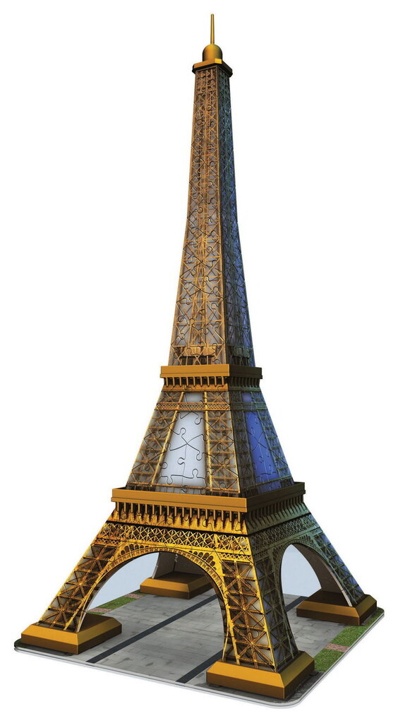 3D​ pusle Ravensburger Eiffel Tower, 216 osa hind ja info | Pusled lastele ja täiskasvanutele | hansapost.ee