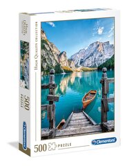 Пазл Clementoni Озеро Брайес/Braies Lake, 500 д. цена и информация | Пазлы | hansapost.ee